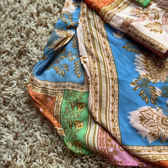 Rose & Olive Multicolor Patchwork Men's Shirt - Picture 5 of 7